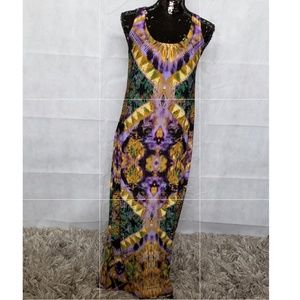 Emma and Michele Racerback Maxi Trible Dress